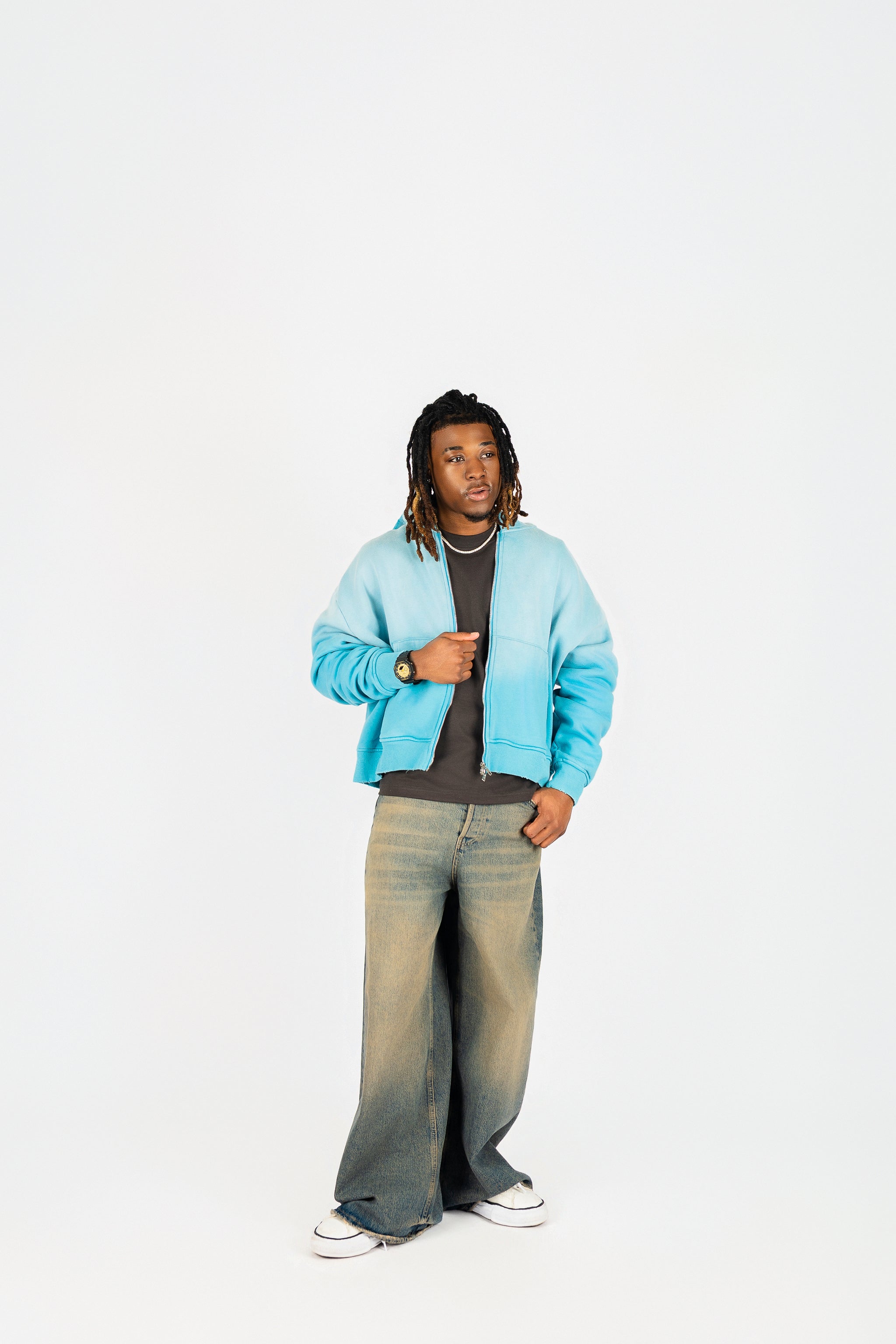 Weathered Zip Up